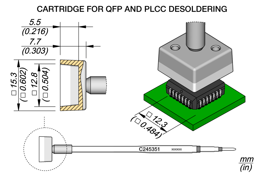 C245351 - QFP Cartridge 12.3 x 12.3